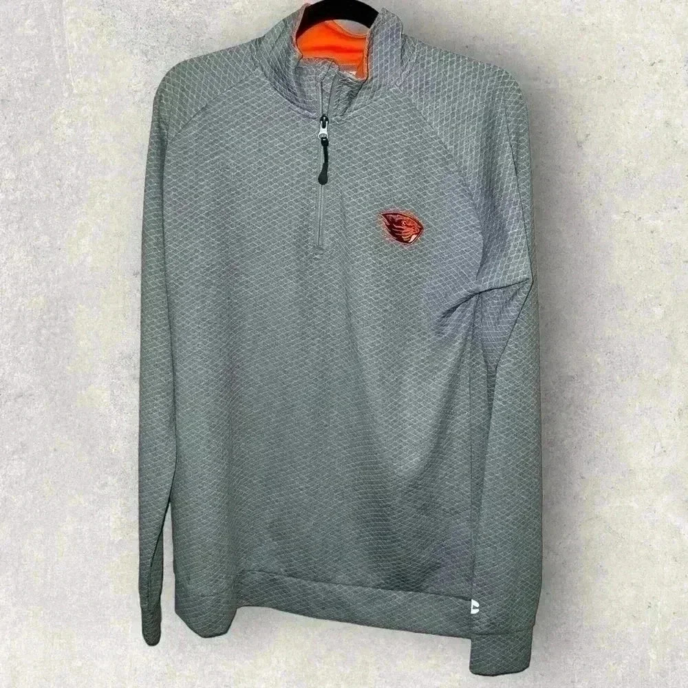 Quarter zip Oregon state size small‎
